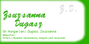 zsuzsanna dugasz business card